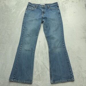 Levi Strauss Jeans Womens 12 Short Blue Signature Stretch Low Rise Bootcut Denim